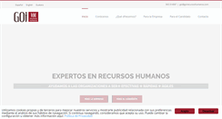 Desktop Screenshot of goirecursoshumanos.com